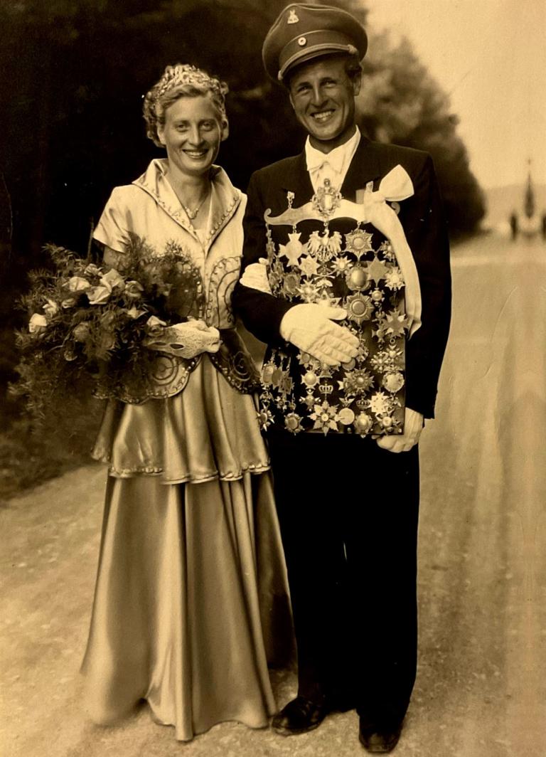 70-jähriges Jubelpaar Franz (†) und Hermine Amen (geb. Siebers)