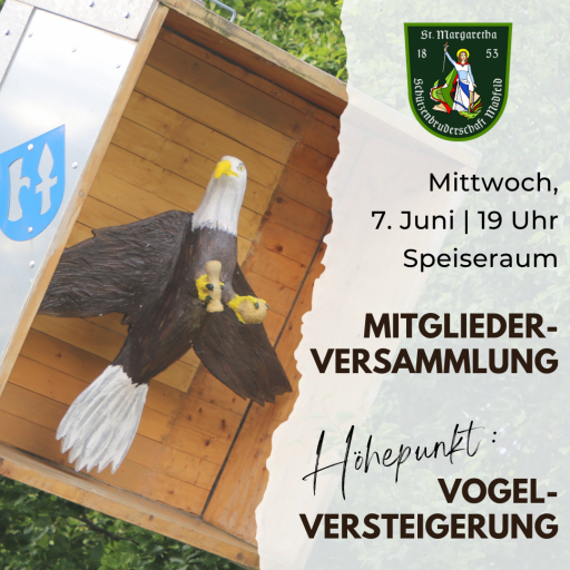 Einladung zur Vogelversteigerung in Madfeld